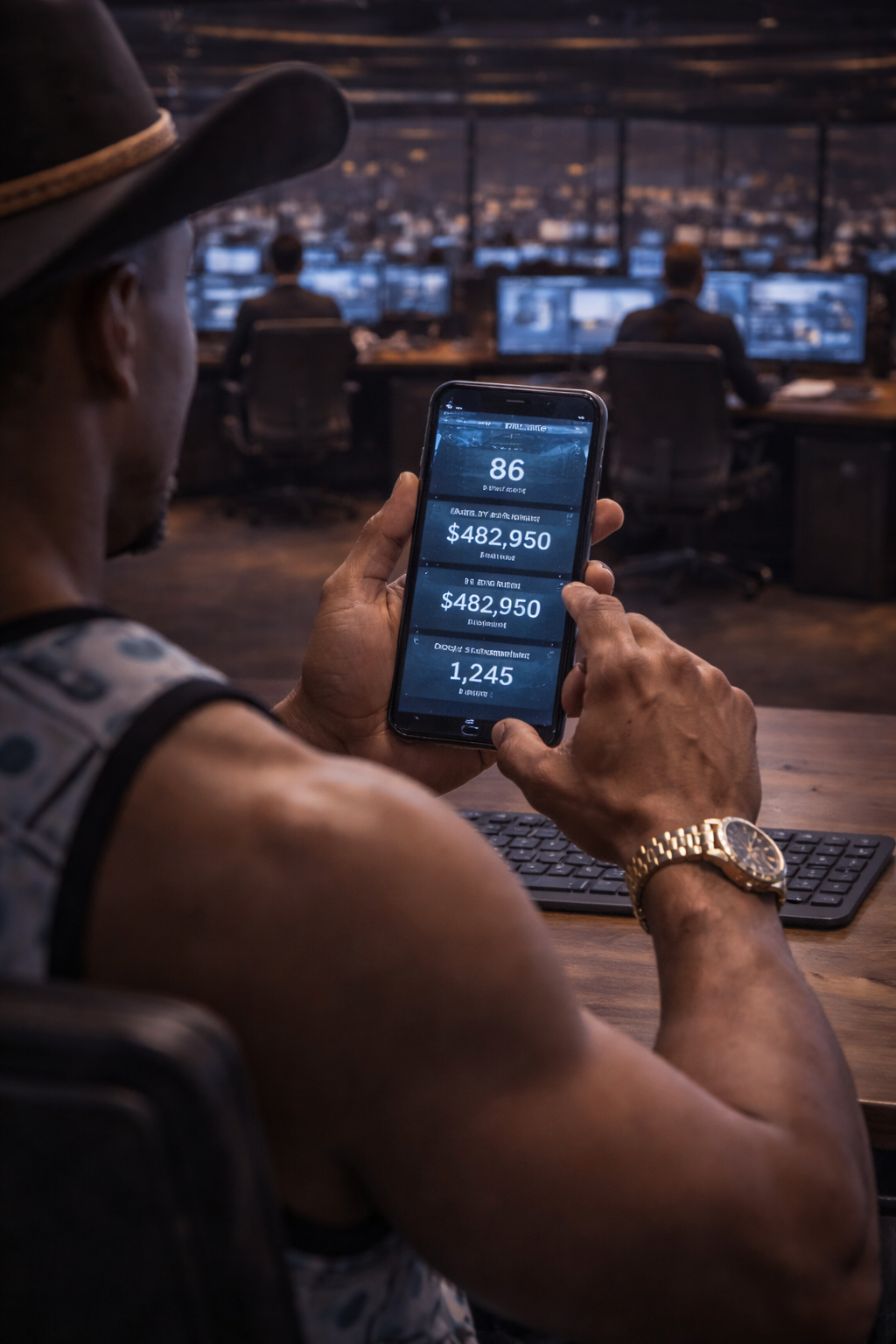 CFlow Tech - Mobile control center dashboard